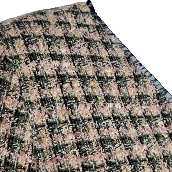 Koret Jacket Blazer Sz 6P Boucle Pink Gray Black Yellow Textured Tweed - Picture 3 of 6